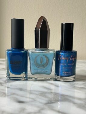 Mooncat, ILNP, Patty Lopes blue nail polishes